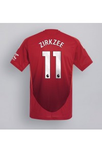 Fotbalové Dres Manchester United Joshua Zirkzee #11 Domácí Oblečení 2024-25 Krátký Rukáv